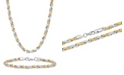 Macy's Men's Rope Link Bracelet and Necklace Set